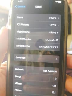 I phone x 256 pta  proved single sim