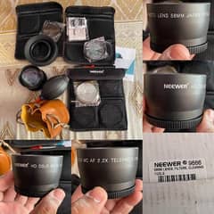 NEEWER WIDE ANGLE LENS AND FILTER KIT 58MM MASHAALLAH