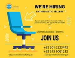 Required Freshers male and female staff for office