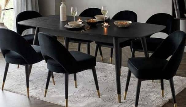 Dining table chairs set 10