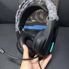 K16 pro gaming headset with RGB LIGHTS AND NOICE CANCELATION