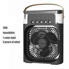 HUMIDIFIER FAN AIR CONDITIONARS USB ELECTRIC FAN LED NIGHT LiGHT WATER