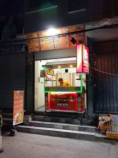 shawarma and burger counter