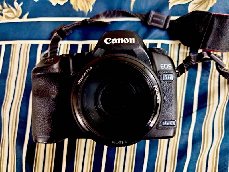 canon 5d mark ii dslr camera with 50mm llens/nikon/sony/mobile/phone 3