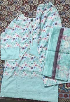 3 pcs stitched chicken Kari Suit