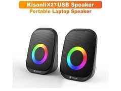 kisonli X27 RGB Multifunctional Bluetooth USB Wired RGB Light speaker