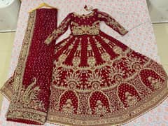 Bridal Lehnga / Baraat dress / Red lehnga