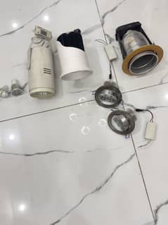 All kinds of lights available full box all kind shops lights and all