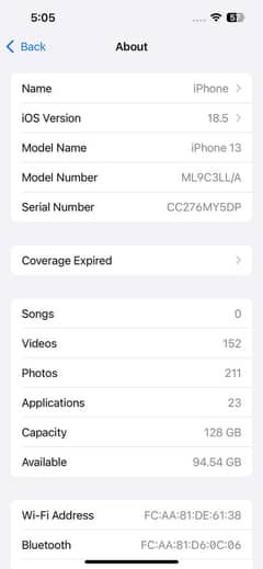 Apple iPhone 13-128 Non-PTA