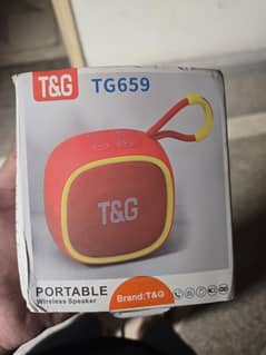 tg 659 Bluetooth speaker  black colour