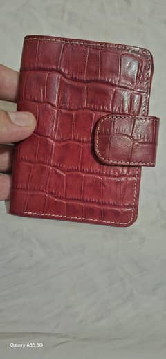 "– Luxury Croc-Embossed Cowhide  German mini Leather Wallet"