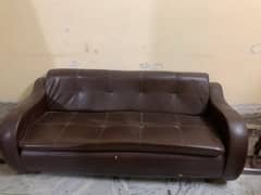 used 5 seater leather sofa set