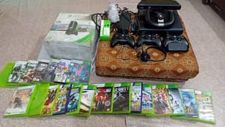 XBOX 360 / 4GB WITH ADDITIONAL USB with cables & accessories