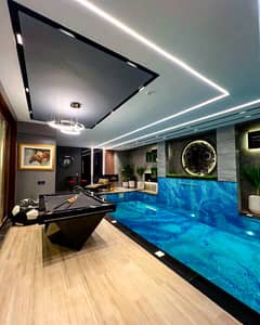 KANAL FULL BASEMENT FULLY FURNISEH EYE CATCHING SUPERB LUXURY BUNGALOW FOR SALE