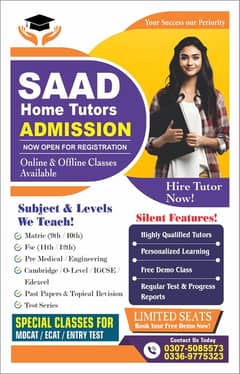 Saad Home Tutors