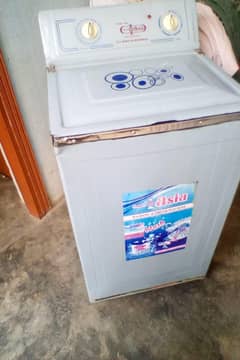 Super Asia washing machine under 10\10 condition 2 time used only