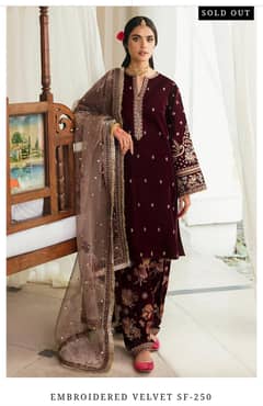 Baroque origional velvet suit
