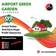 Plot for sale airport green garden all dues clear