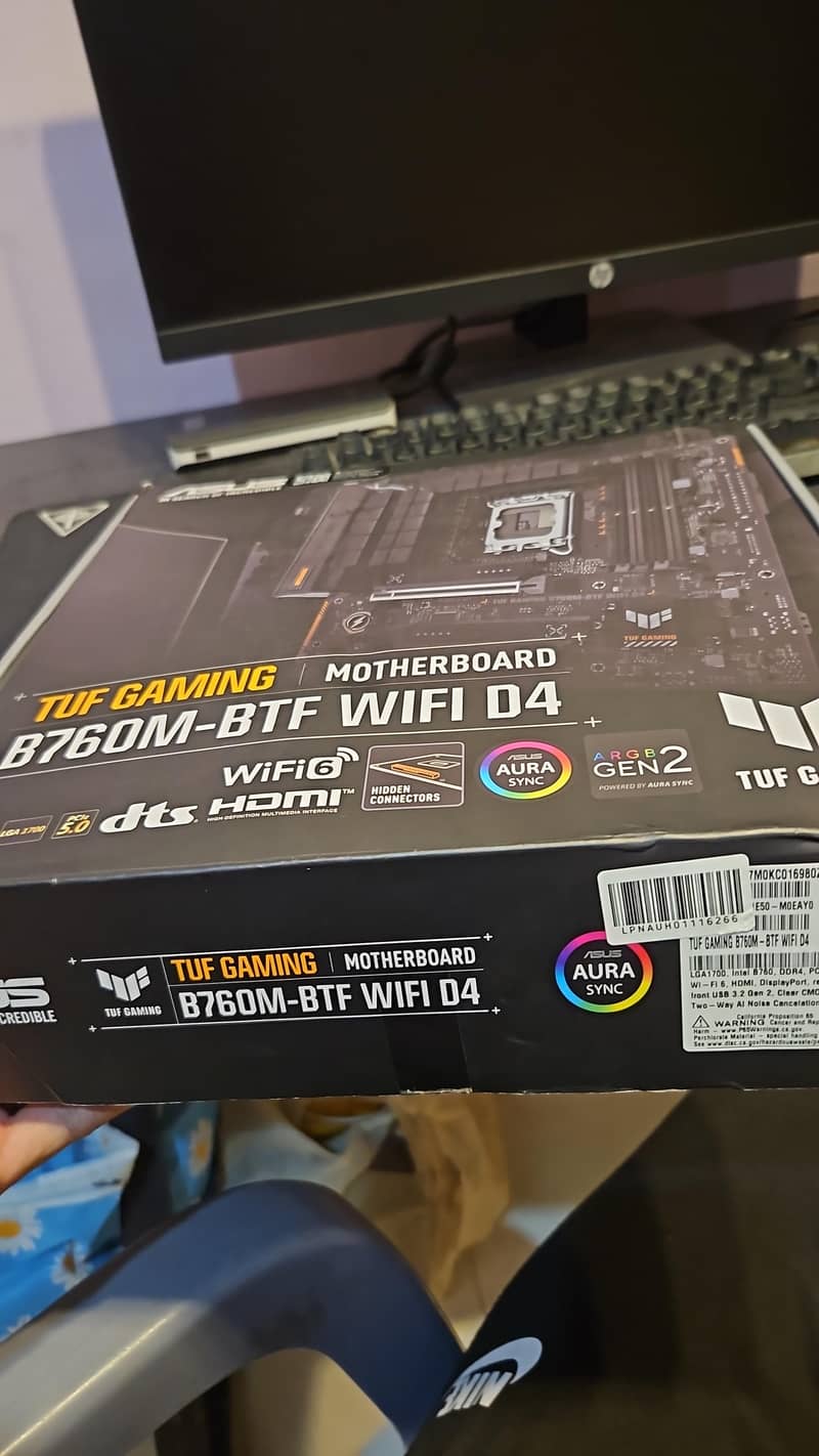 Asus Tuff Gaming B760M-BTF wifi  (back to the future) very rare board 2