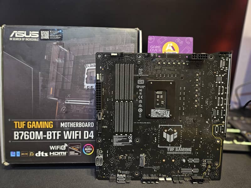 Asus Tuff Gaming B760M-BTF wifi  (back to the future) very rare board 9