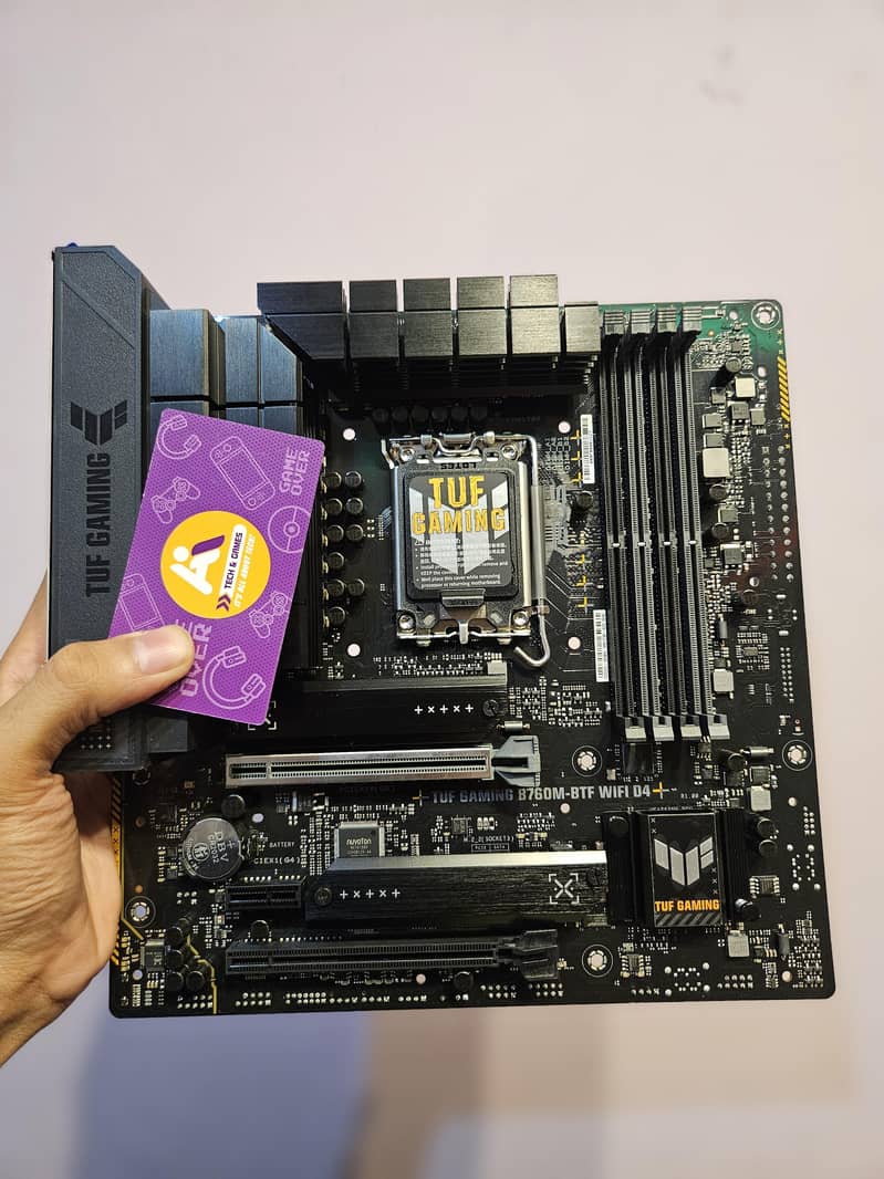 Asus Tuff Gaming B760M-BTF wifi  (back to the future) very rare board 10