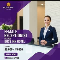Reception Job female