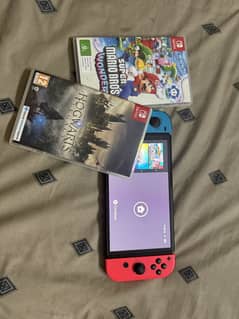 Switch OLED with games