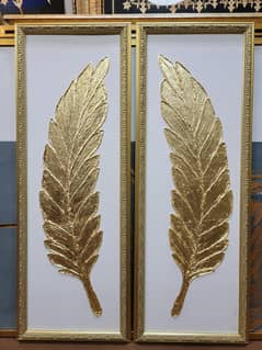 gold leef work  14×38