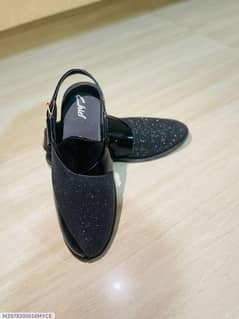 Men's PU leather Plain Peshawari chappal
