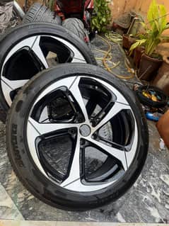 Rims with tyres