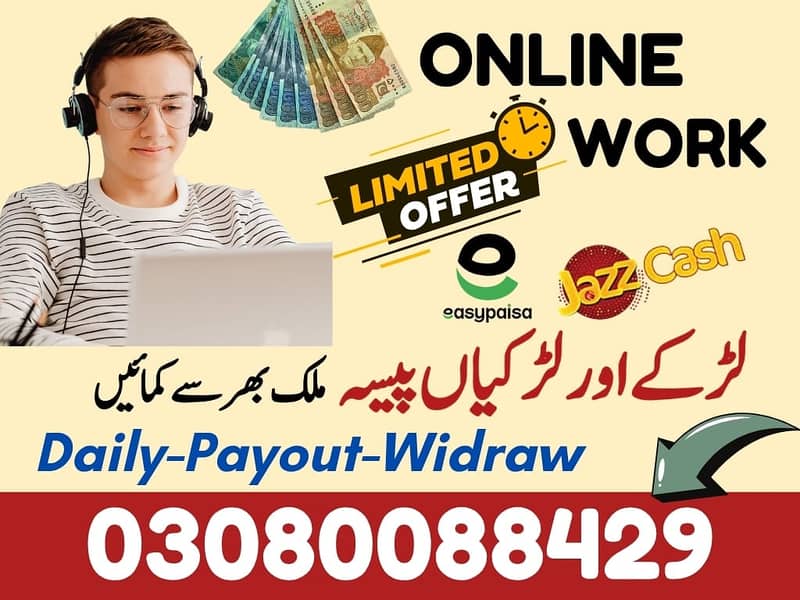 Online Part time/full time/home job/Assignments/Typing/Data entry/Ads 0