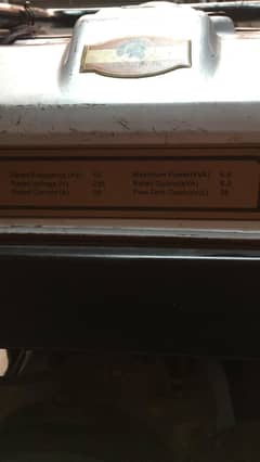 6.6 kva generator good condition gas kit already installed
