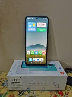 Redmi Note 10 4G , 4gb/128gb , with box Urgent sale krna hy.