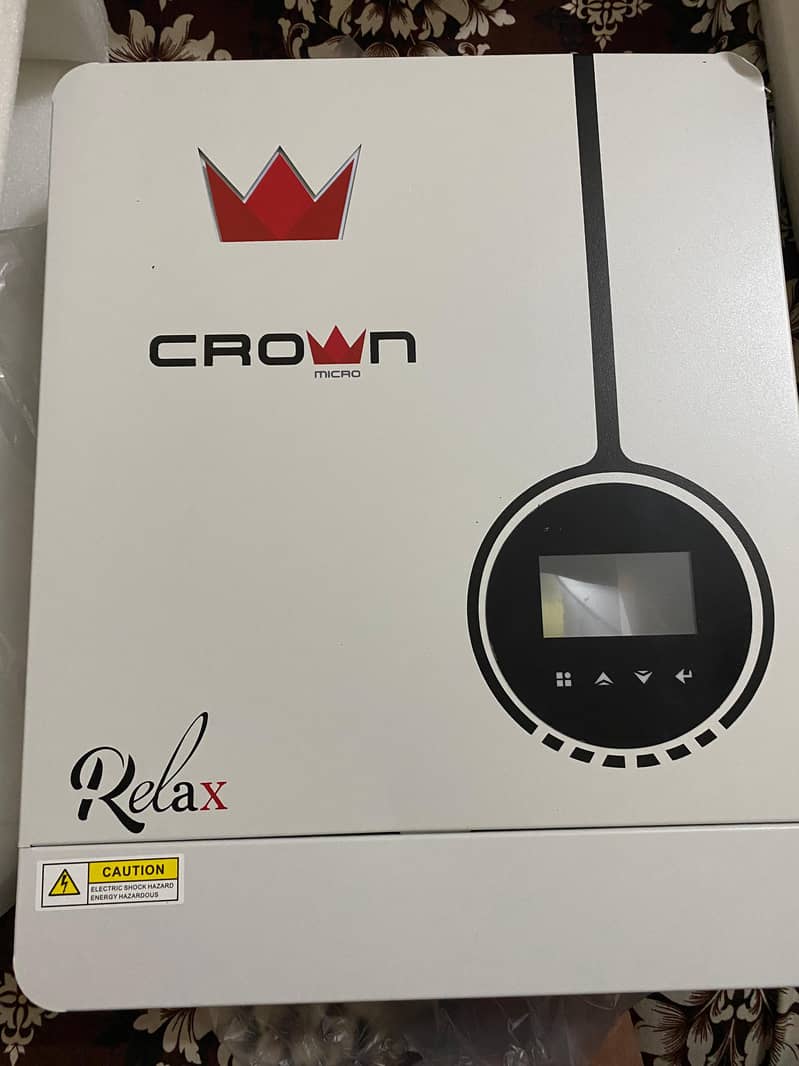 Crown 4.2KW  Hybrid Inverter Double Output with Complete Box 1