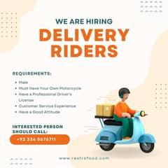 Delivery Rider Job