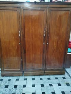 pure Tali wooden almari big size 3 separate portions
