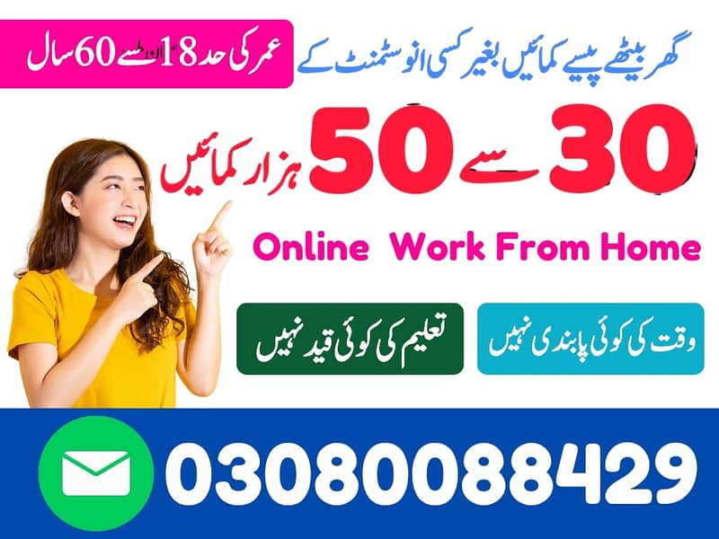 Online Part time/full time/home job/Assignments/Typing/Data entry/Ads 0