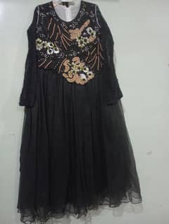 New black net maxi for 9 to 13 years girl