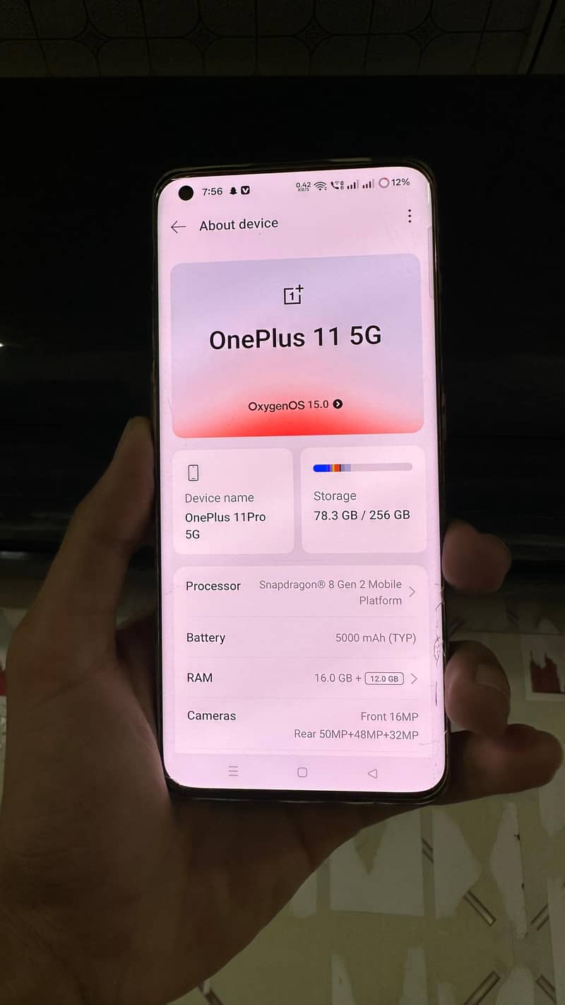ONE PLUS 11 5G  10/10 ALL OK SET SCRATCHLESS 4