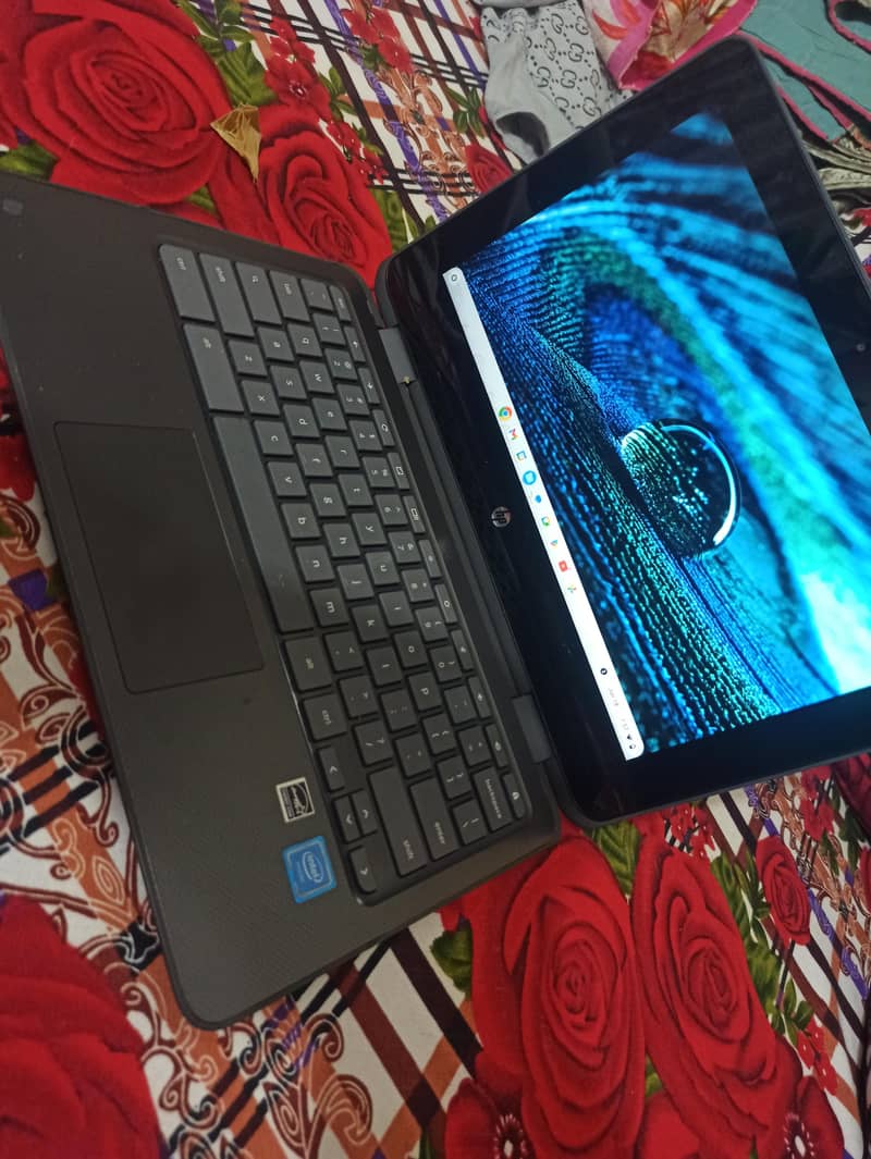 chrome book ho 360 rotation with touch LCD 0