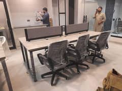 office Furniture Workstation Size 8x4 Rs- 24500.6 Person Seating