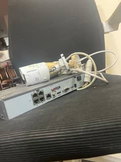 Hikvision 4ch nvr with Poe with 4 IP cameras plug and play