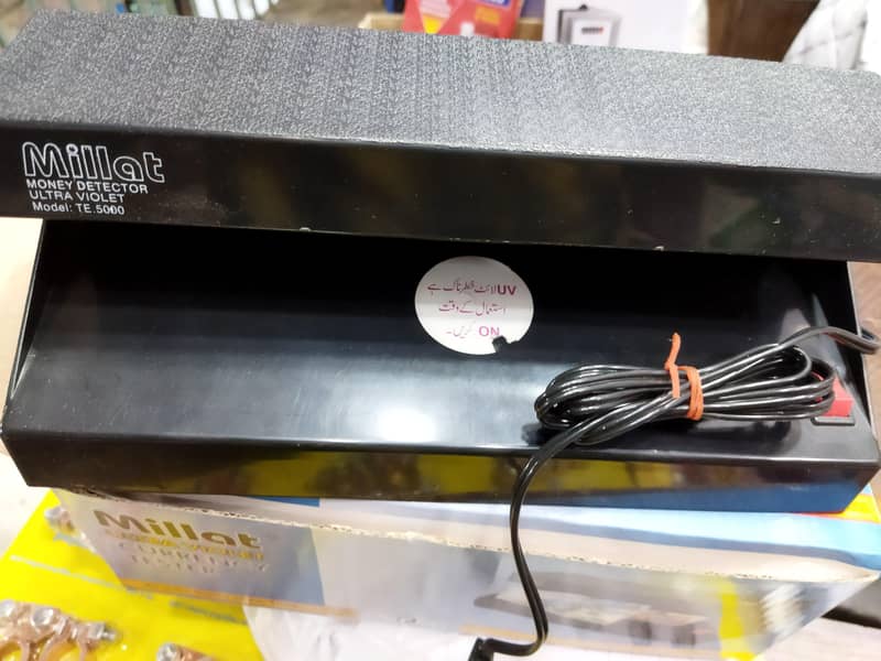 NOTE CURRENCY CHECKING MACHINE COUNTING| MONEY DETECTOR | UV LAMP 12