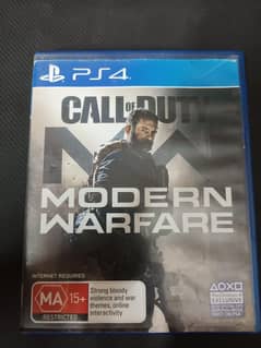 Call of Duty modern warfare (ps4)