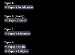 Sociology A Levels 9699 Thorough Notes