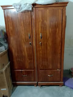 wooden almirah