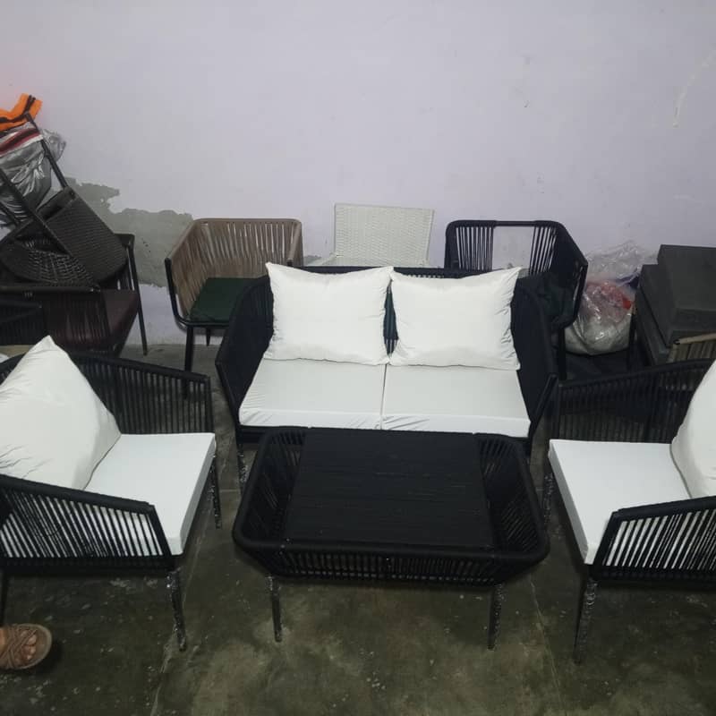 Garden chairs/rattan sofa sets/dining tables/UPVC outdoor furniture 16