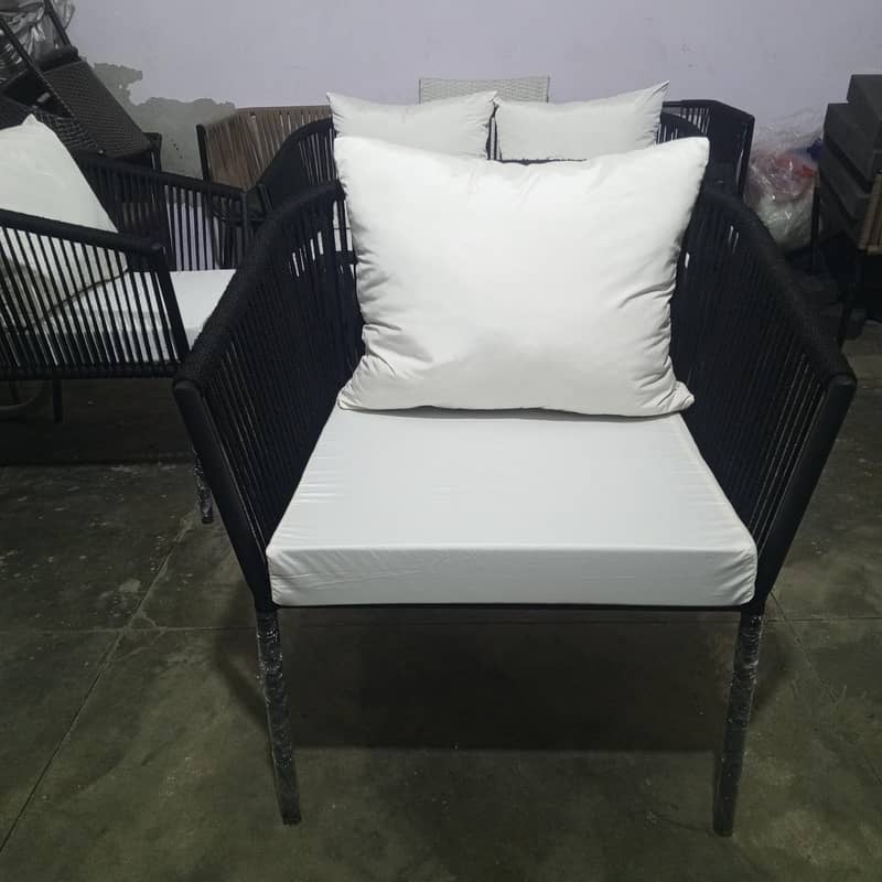 Garden chairs/rattan sofa sets/dining tables/UPVC outdoor furniture 17