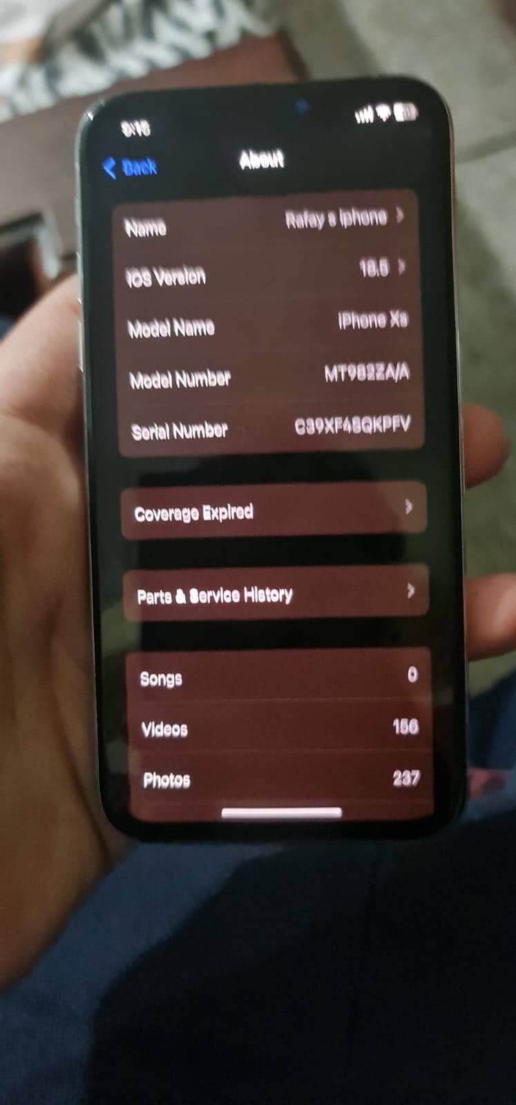 Iphone xs 10/10 with sim time 1