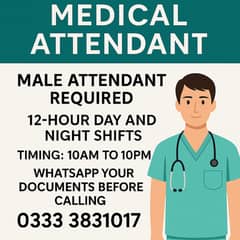 Experienced Medical Attendants Needed for Elderly Father – Lahore